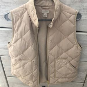 J. Crew cream vest
